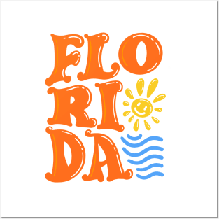 Florida, sun and sea Posters and Art